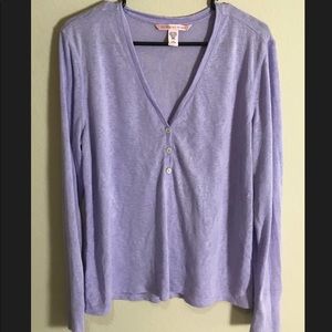 Victoria’s Secret purple pajama top (L)